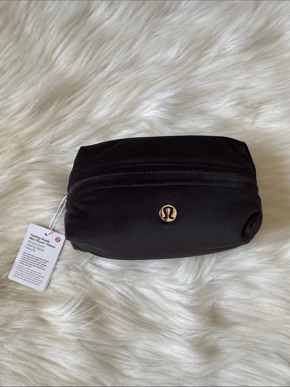 🍋 Lululemon Feeling Ready Mini Velour Pouch, NWT